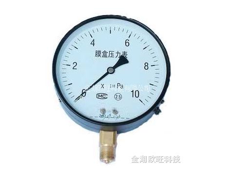 YE100、150膜盒壓力表